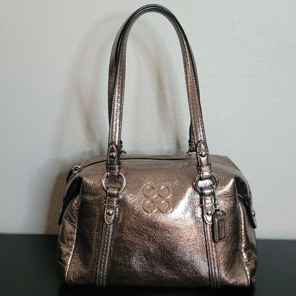 Coach Julia metallic leather crossbody  bag - Picture 3 of 13